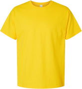 Plain Bright Yellow Cotton T-Shirt for Men